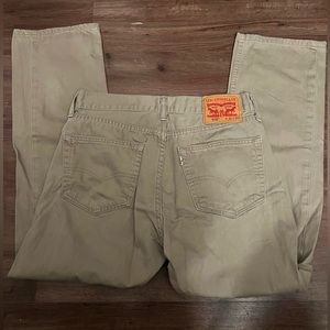 Levi’s 505 straight legged khakis/jeans. W31 L30